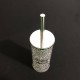 SXJ-012  wholesale new design Bathroom Accessories silver crushed diamond Toilet Brush with Holder